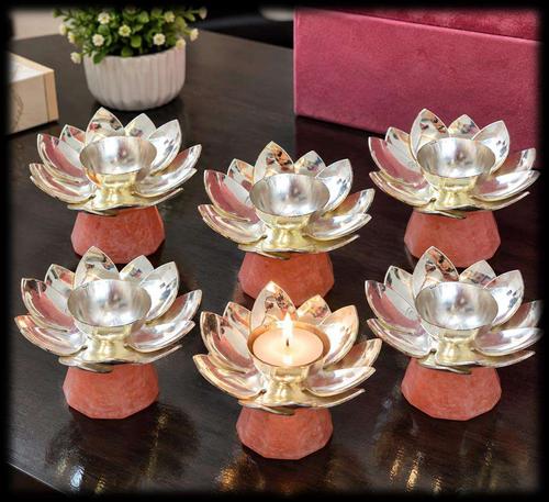 [JSE-009] Aluminium Flower - T Light Holder