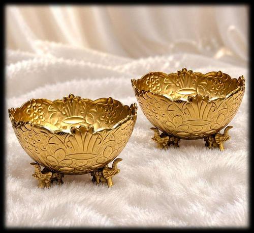 [JSE-014] Aluminium Bowl- Gold Finish