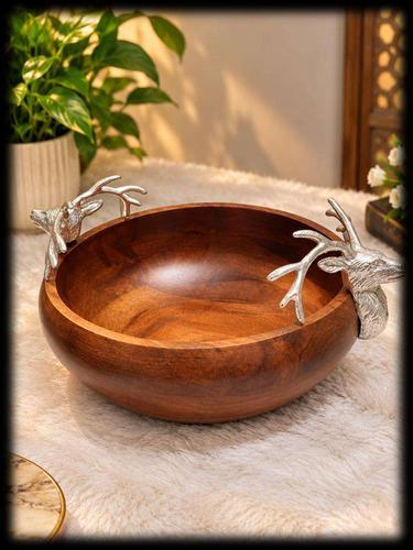 [JSE-040] Wooden Bowl 9"& 11"