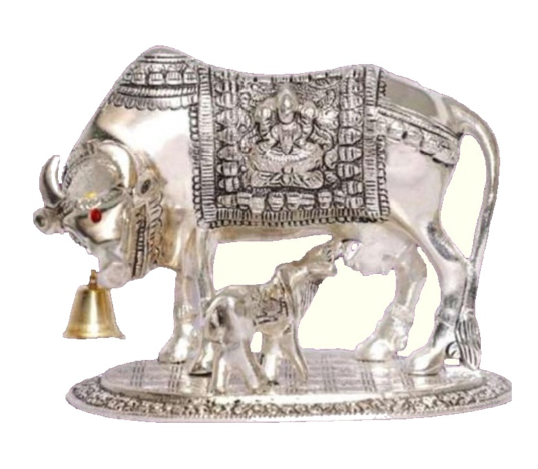 [SKH - 004] Cow - Antique Silver Finish