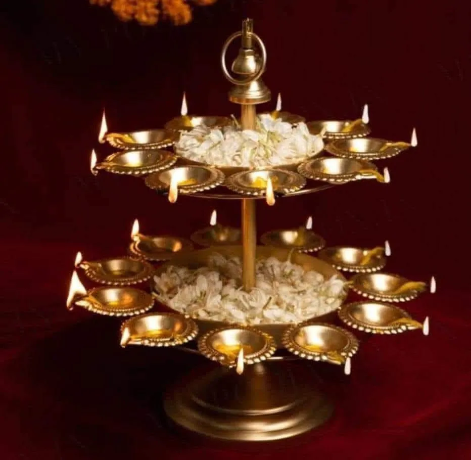 2 Tier Diya Stand